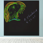 Portrait of a Wood Nymph Leinwanddruck (Insitu (Holzboden))