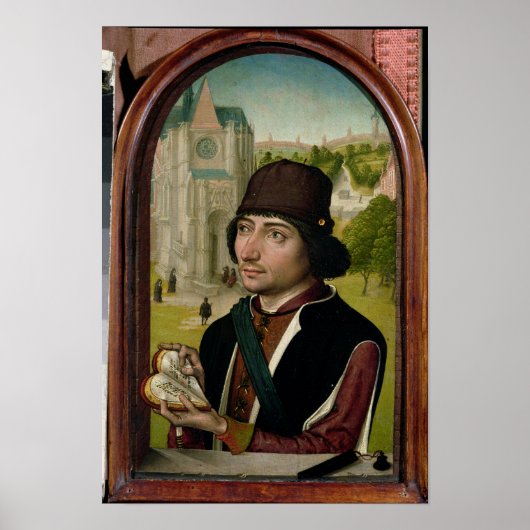 Portrait of a Young Man, c.1480 Poster (Vorne)