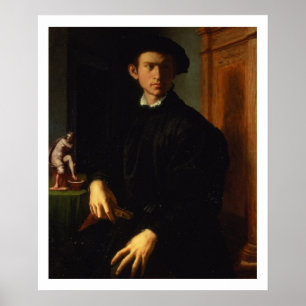 Portrait of a young man, c.1532-40 (oil on panel) poster