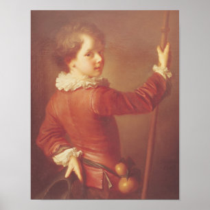 Portrait of a Young Pilgrim, 1725 Poster