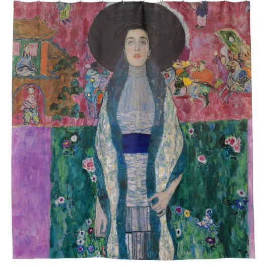 Portrait of Adele Bloch Bauer, Gustav Klimt Duschvorhang (Vorderseite)