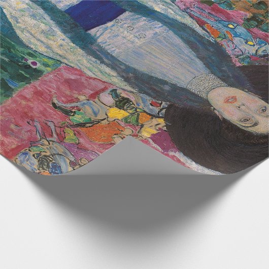 Portrait of Adele Bloch Bauer, Gustav Klimt Geschenkpapier (Ecke)
