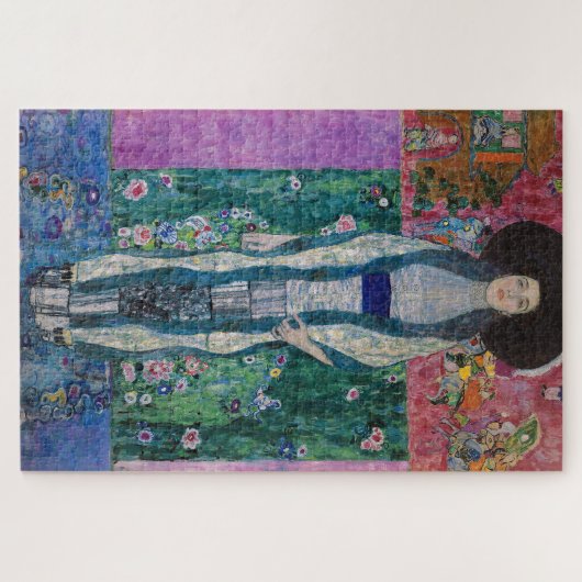 Portrait of Adele Bloch Bauer, Gustav Klimt Puzzle (Horizontal)