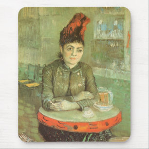 Portrait of Agostina Segatori by Vincent van Gogh Mousepad