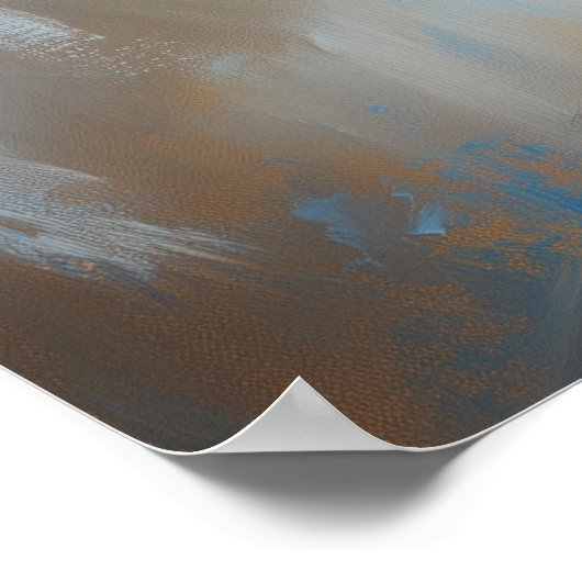 Portrait of an elegant Ragdoll Cat with blue eyes Poster (Ecke)