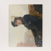 Portrait of an Unknown Woman, Ivan Kramskoi Puzzle (Vertikal)