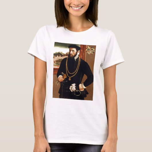 Portrait of Anton Rummel von Liechtenan T-Shirt (Vorderseite)