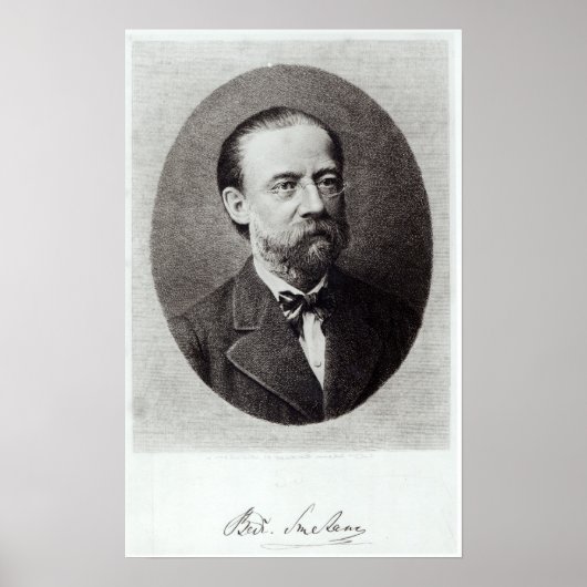Portrait of Bedrich Smetana Poster (Vorne)