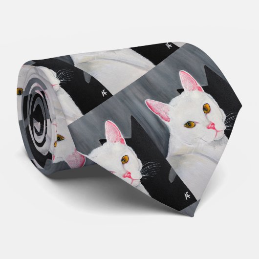 Portrait of Blanca Painting by Alfred Fox Krawatte (Gerollt)