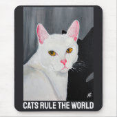 Portrait of Blanca Painting by Alfred Fox Mousepad (Vorne)