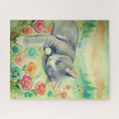 Portrait of Cat Puzzle (Horizontal)