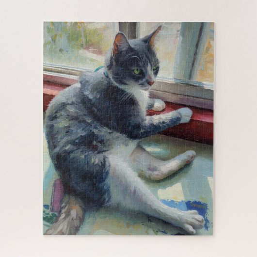 Portrait of Cat Puzzle (Vertikal)