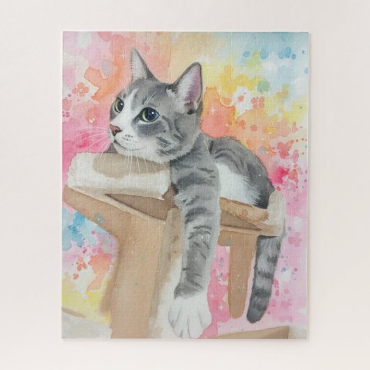 Portrait of Cat Puzzle (Vertikal)