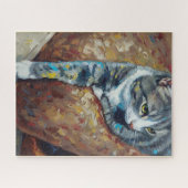 Portrait of Cat Puzzle (Horizontal)