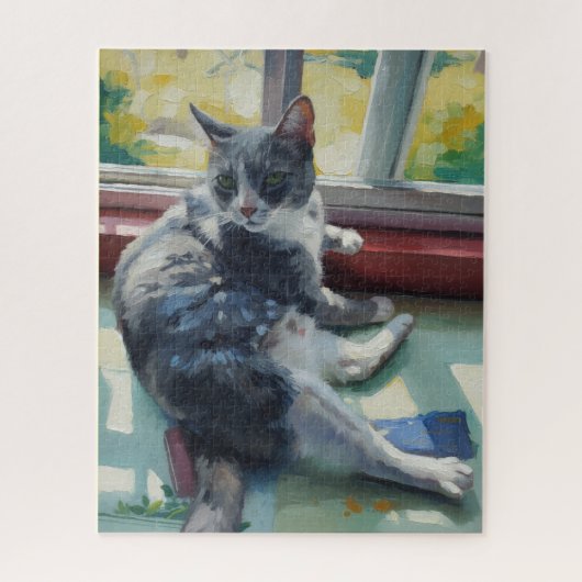 Portrait of Cat Puzzle (Vertikal)