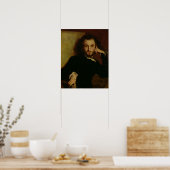 Portrait of Charles Baudelaire 1844 Poster (Küche)