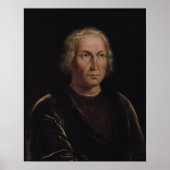 Portrait of Christopher Columbus Poster (Vorne)