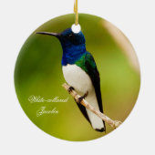 Portrait of Contemplation Round Ornament (Hinten)