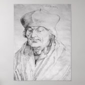 Portrait of Desiderius Erasmus 1520 Poster (Vorne)