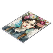 Portrait of Edith It's A Beautiful Life Notebook Notizblock (Linke Seite)