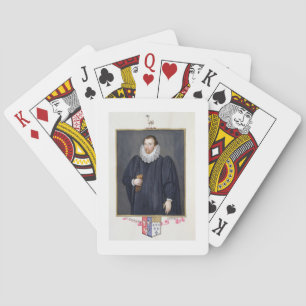 Portrait of Edward Coke (1552-1634) from 'Memoirs Spielkarten