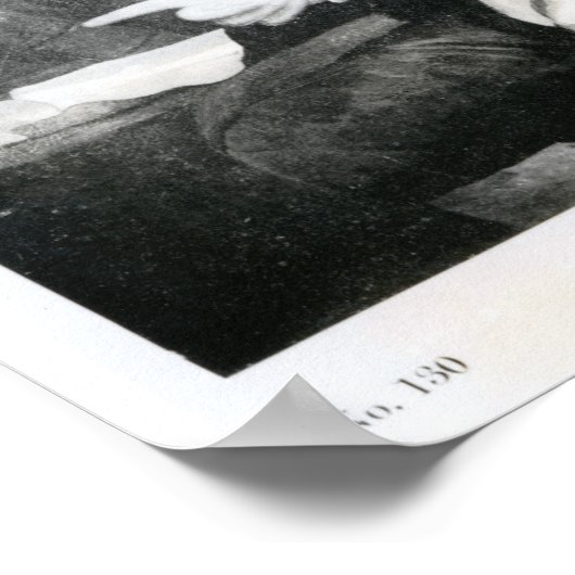 Portrait of Edward Gibbon Poster (Ecke)