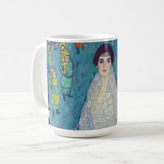 Portrait of Elisabeth Lederer, Gustav Klimt Kaffeetasse (Vorderseite Links)