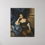 Portrait of Elizabeth Capel, Countess of Carnarvon Leinwanddruck (Vorderseite)