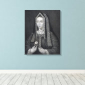 Portrait of Elizabeth of York Leinwanddruck (Insitu (Holzboden))