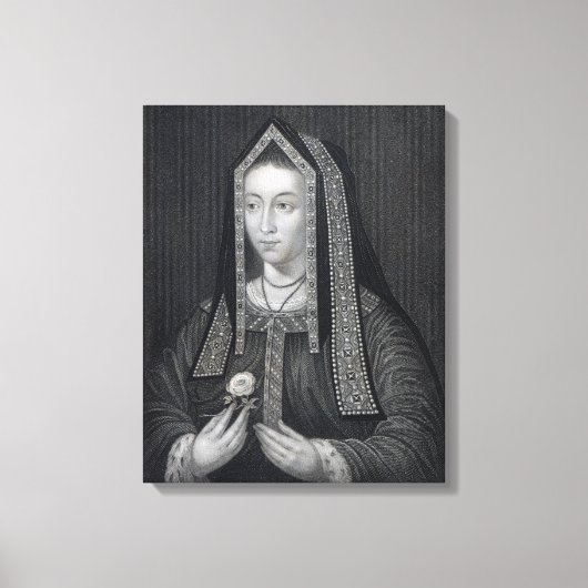Portrait of Elizabeth of York Leinwanddruck (Vorderseite)