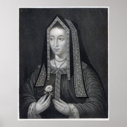 Portrait of Elizabeth of York Poster (Vorne)