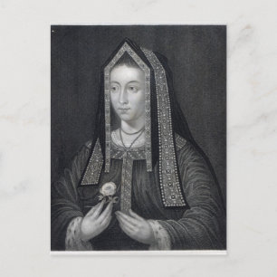 Portrait of Elizabeth of York Postkarte