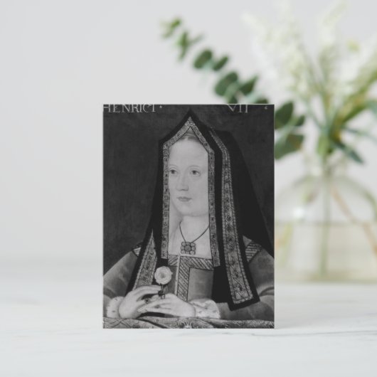 Portrait of Elizabeth of York Postkarte (Stehend Vorderseite)