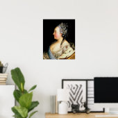 Portrait of Elizabeth Petrovna Empress Poster (Heimbüro)