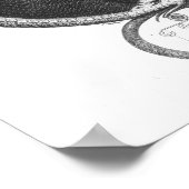 Portrait of Emmanuel Kant 2 Poster (Ecke)