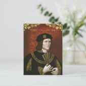 Portrait of English King Richard III Postkarte (Stehend Vorderseite)