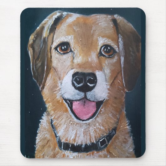 Portrait of Engué Painting by Alfred Fox Mousepad (Vorne)