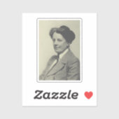 Portrait of Ethel Smyth (1922) Aufkleber (Blatt)