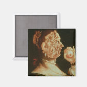 Portrait of Eve (Öl) Magnet (Vorderseite/Rückseite)