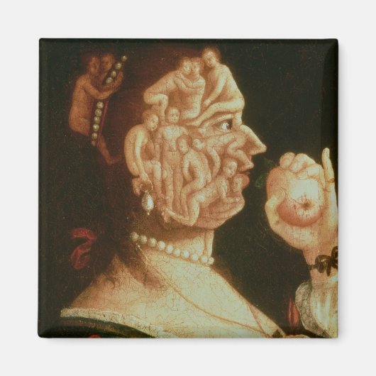 Portrait of Eve (Öl) Magnet (Vorne)