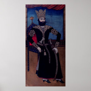 Portrait of Fath-Ali, Shah of Iran, Poster