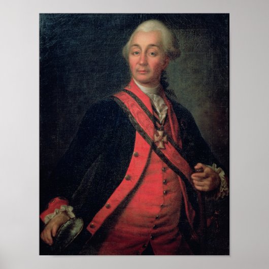 Portrait of Field Marshal Generalissimo Poster (Vorne)