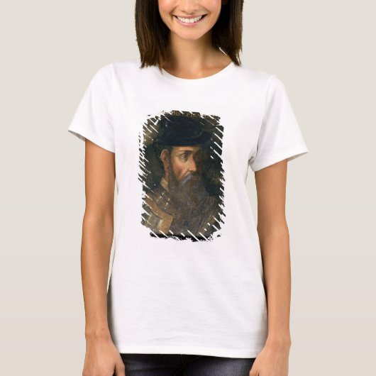 Portrait of Francisco Pizarro (c.1478-1541) Spanis T-Shirt (Vorderseite)