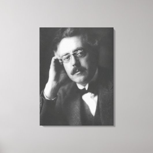 Portrait of Frank Bridge (1879-1941) (b/w Foto) Leinwanddruck (Vorderseite)