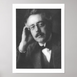 Portrait of Frank Bridge (1879-1941) (b/w Foto) Poster