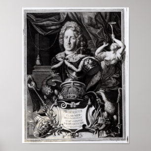Portrait of Frederick William I Poster