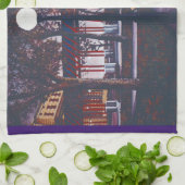 Portrait of Freedom, Ellis Island Kitchen Hand Tow Geschirrtuch (Gefaltet)