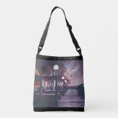 Portrait of Freedom, Insel Ellis Tragetaschen Mit Langen Trägern (Rückseite)