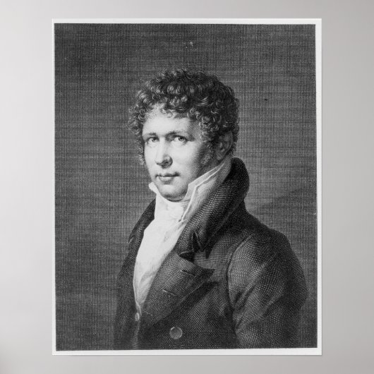 Portrait of Friedrich Heinrich Alexander Poster (Vorne)