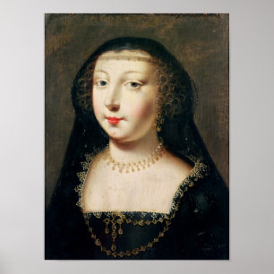 Portrait of Gabrielle d'Estrees Poster